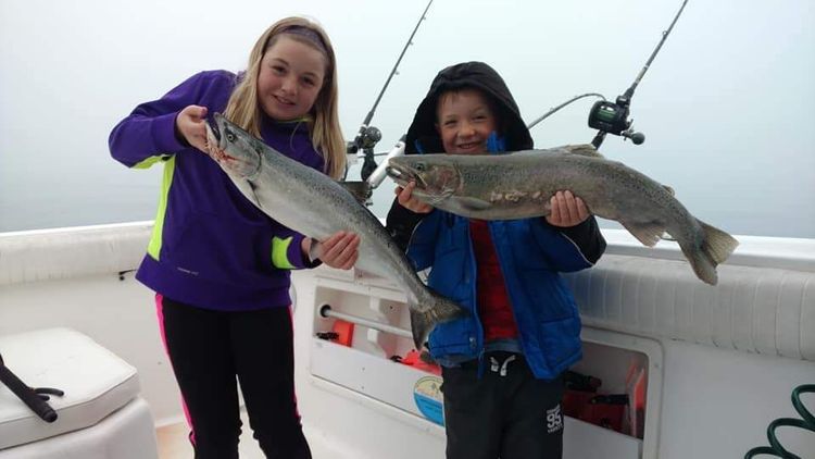 Charter Fishing In Manistee Michigan | 6 Hour Charter Trip 